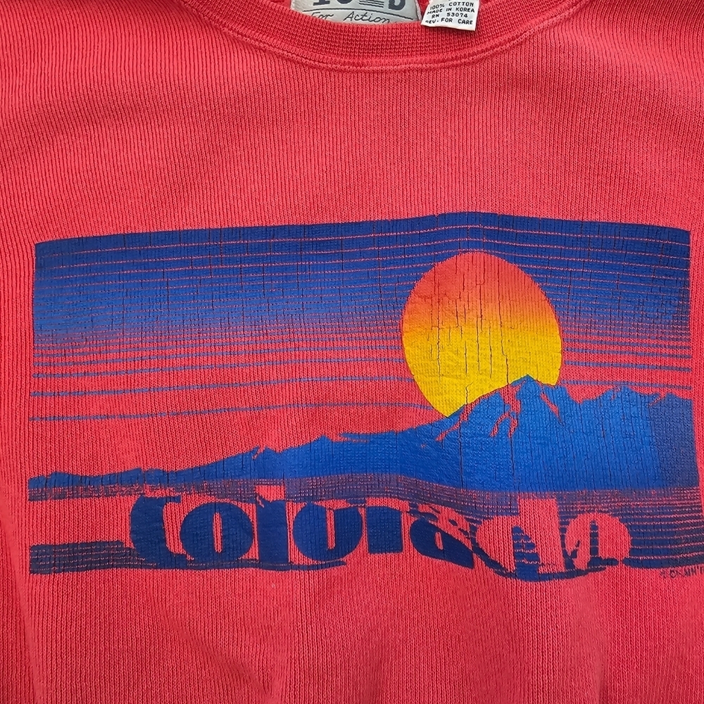 Vintage Colorado Red Graphic Sweatshirt Large - Picture 2 of 7